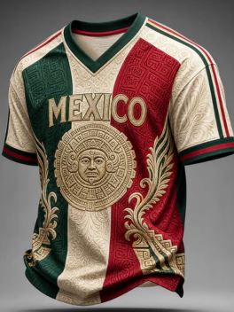 Mexico Heritage Aztec Style Jersey